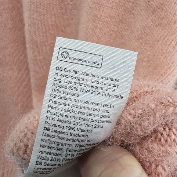 & Other Stories Pink Cozy Crew Neck Sweater - Picture 8 of 10